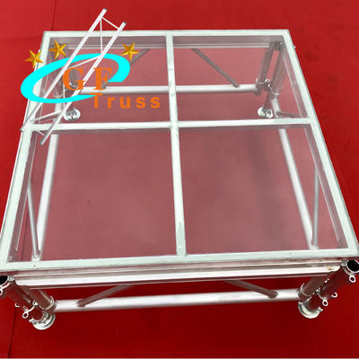 Gemakkelijk installeer slim acryl het stadiumplatform van het aluminiumglas voor verkoop