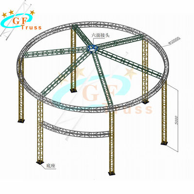 Cirkel DJ die 350mm de Bundel van het Aluminiumstadium voor Tentoonstelling aansteken