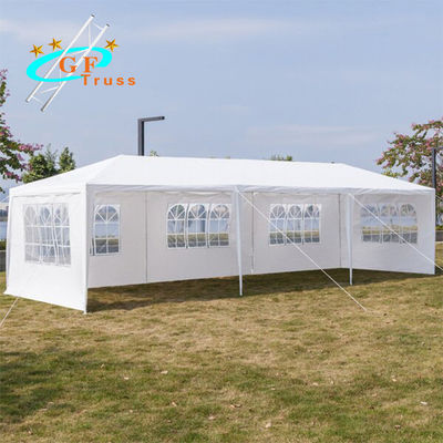 De witte Waterdichte Tent van de Huwelijkspartij met 8 Verwijderbare Zijwanden