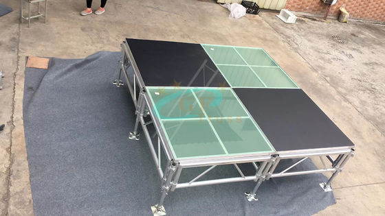 Assembleer het Mobiele van het het Stadiumglas van het Huwelijks Zwembad Kader van het het Stadiumaluminium Acryl