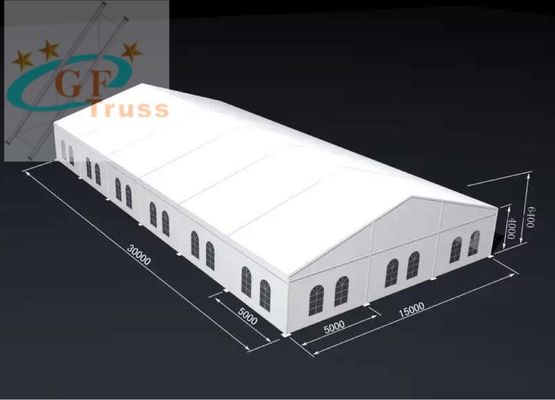 30M de Tent van de Aluminiumpartij voor de Openluchttextiel van de Car Showpvc Met een laag bedekte Polyester