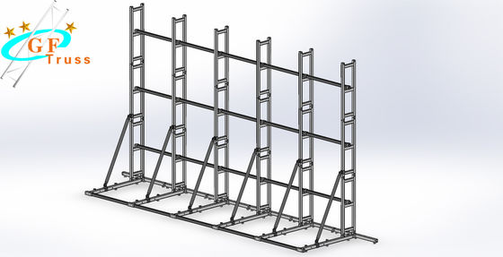 Zware Openlucht het Aluminiumbundel van de Decoratieladder