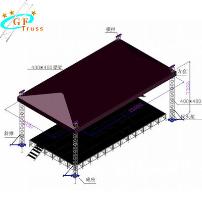 De Verlichtingsstadium 290*290mm LEIDENE van het sponaluminium het Schermbundel