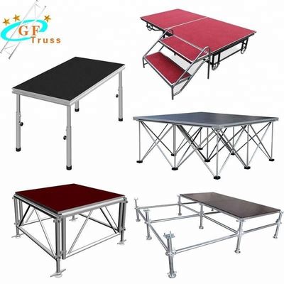 Kerk 1.22*1.22M van de overleggebeurtenis Aluminum Stage Platform