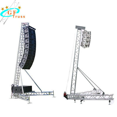 Openluchtactiviteiten 12M Aluminum Line Array-Sprekersbundel 50*3mm Hoofdbuis