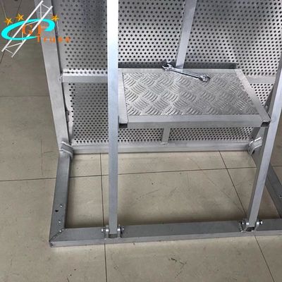 Verzeker Veiligheid 1M*1.2M*1.2M Aluminum Finish Stage-Barrières
