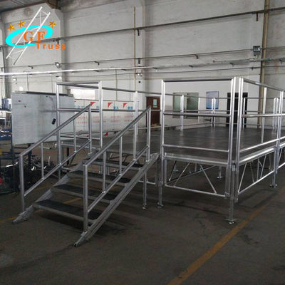 Stadiumplatform, de mobiele partij van het stadiumsysteem op het Dansende het stadiumplatform van het aluminiumstadium