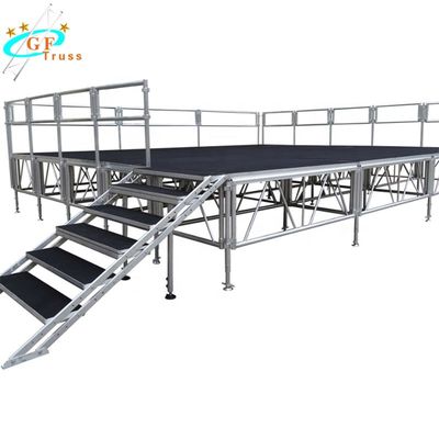 het draagbare stadium voor openlucht de bundelsysteem van het overlegstadium/gemakkelijke aluminium het stadium assembleert