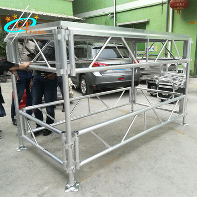 het dek van het het platformstadium van het aluminiumtriplex met regelbaar been voor overleg, gebeurtenis