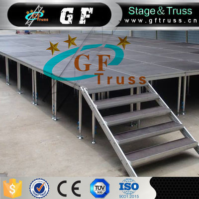 Regelbare Antislip de Bundel750kg/square Meter van het Aluminiumstadium
