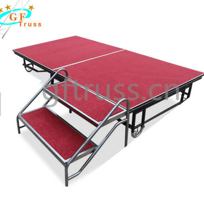 4ft*4ft 6061-T6 Regelbare het Platformhoogte van het Aluminiumstadium