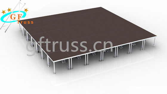 Openlucht het Stadiumplatform van het Overlegaluminium met ez-Slot Sluiten