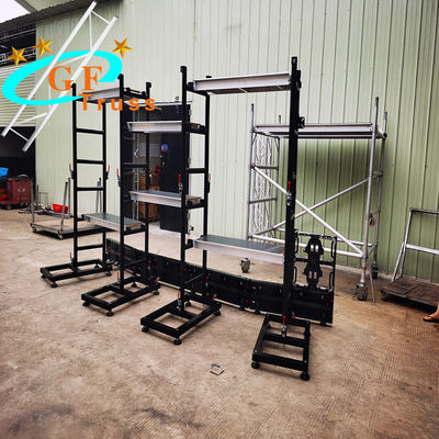 GF van de LEIDENE van het bundelaluminium 6061-T6 Gesteunde de Grond Vertoningsbundel