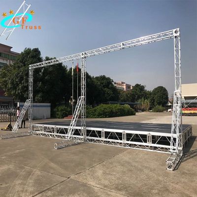 4*4ft 4*8ft Platform van het Aluminium het Draagbare Stadium Al Regelbare Terreinhoogte