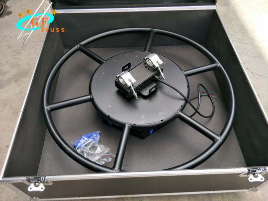 Het Stadiumbundel van huwelijksmini circle rotating lighting aluminum