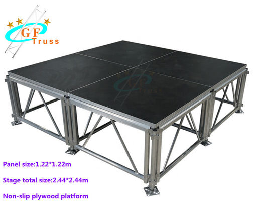 4x4 antislip Waterdicht het Stadiumplatform van het Triplexaluminium