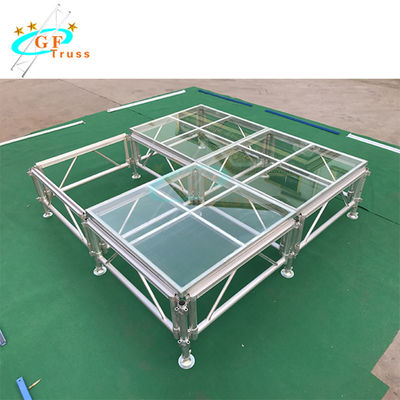 Mobiel het Stadiumplatform van het aluminium Acrylglas voor Overleggebeurtenissen